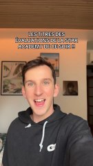 LES TITRES DES ÉVALUATIONS | STAR ACADEMY 2025 ⭐️