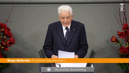 Mattarella "Italia e Germania diventate grandi nell'impegno per pace e unità"