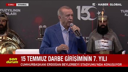 Cumhurbaşkanı Erdoğan: Değil üzerinden 7 yıl, 70 yıl da geçse 15 Temmuz'u unutturmayacağız