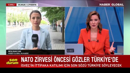 Erdoğan, NATO Genel Sekreteri ve İsveç Başbakanı arasındaki görüşme sona erdi