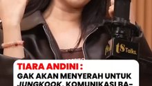 Tiara Andini gak akan menyerah untuk Jungkook, komunikasi ada banyak caranya, Jungkook nyaris sempurna.Biar gak salah paham, langsung nonton full di youtube: TS Media#tiaraandini #jungkook #army #rmbts #fyp #videoviral #podcast