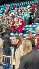 Lluvia de personalidades en el Bernabéu para presenciar la NFL
