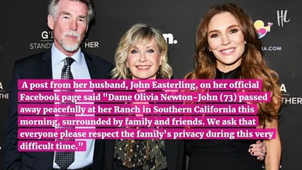 Olivia Newton John  Passed Away At Age 73