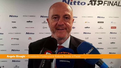 Binaghi "Atp Finals confermano passione italiani per tennis"