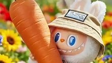 Labubu Shares a Carrot with Bunnies #labubu #labubuviral #cute #toys #funny #healing