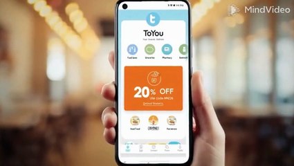 خصم 20% على ToYou! 💰 كود (MN26) لتوفير فوري على جميع طلبات التوصيل!