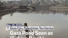 Gaza Pond Seen As ‘Ticking Bomb’