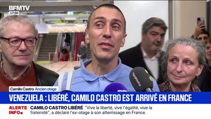 Camilo Castro libéré: le Français, détenu au Venezuela pendant plus de quatre mois, est arrivé en France à l'aéroport d'Orly