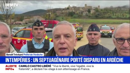 Intempéries: un septuagénaire est porté disparu en Ardèche