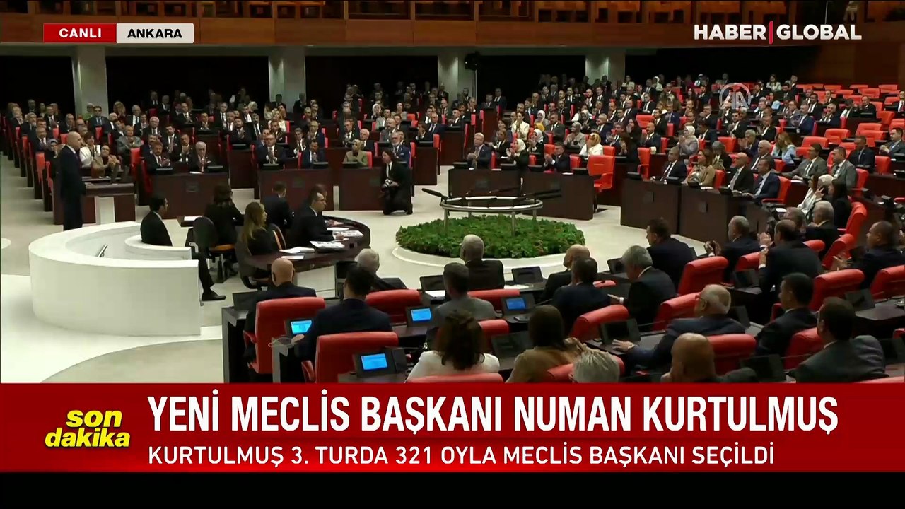 AK Parti İstanbul Milletvekili Numan Kurtulmuş, TBMM Başkanı seçildi