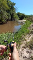 Pescando en el arroyo pasito de las piedras 🎣👌