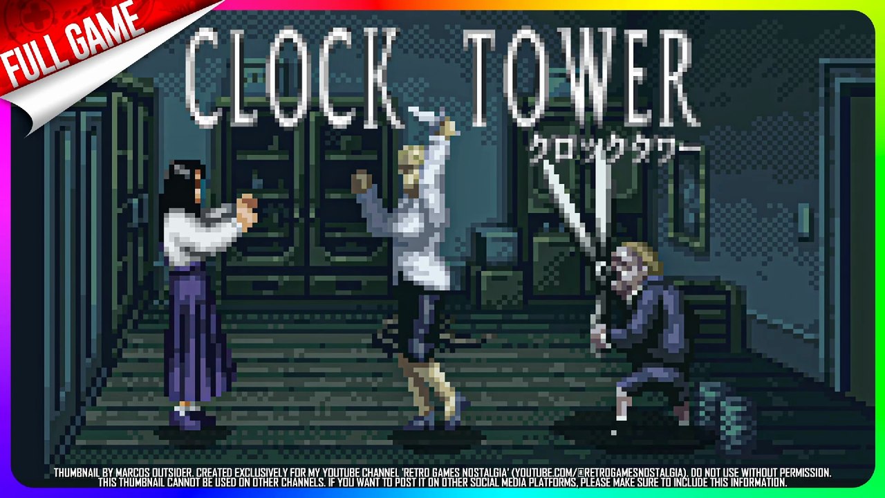 Clock Tower [English Translation] (SNES - JP) Longplay (Best Ending S)