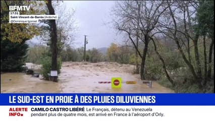 Le sud-est est en proie à des pluies diluviennes, les autorités appellent à limiter les déplacements