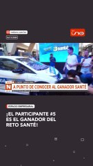 ¡Es campeón! Juan Carlos Laura se lleva el auto eléctrico en el Reto Santé