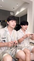 Be careful when you play together #funny #boyfriend #love #viral #foryou