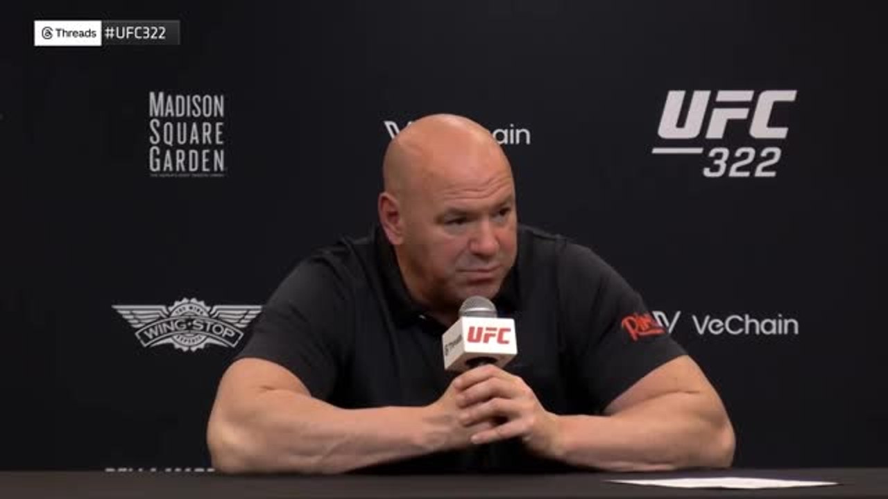 'I blame myself for that actually' - White on ringside brawl at UFC322