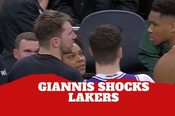 Giannis Antetokounmpo unexpected gesture shocks Bucks and Lakers fans