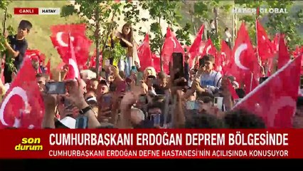 Hatay Defne Devlet Hastanesi açıldı! Erdoğan: 'Defne'de siz yüzde 8 aldınız' dediler, bizi bunlar ilgilendirmez