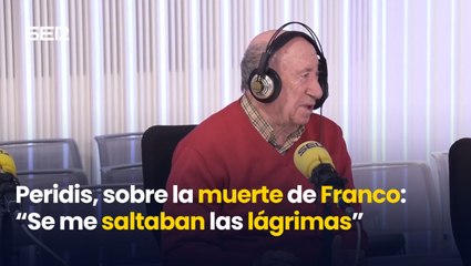 Peridis, ilustrador de 'El País', sobre el momento en el que se enteró que Franco había muerto: "Se me saltaban las lágrimas de la alegría"