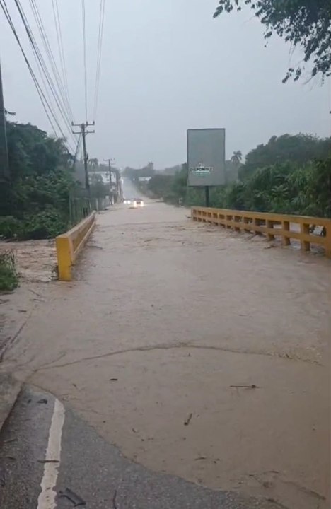 Lluvias en la zona montañosa de Puerto Plata desbordan ríos y dejan comunidades incomunicadas