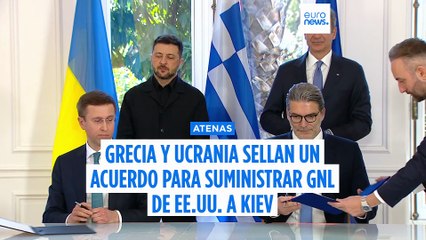 Grecia y Ucrania sellan un acuerdo para suministrar GNL estadounidense a Kiev antes del invierno