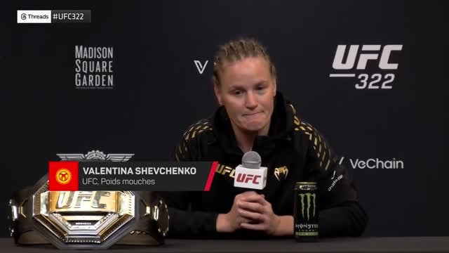 UFC 322 - Shevchenko : Je me préparais pour une guerre