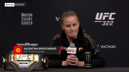 UFC 322 - Shevchenko : "Je me préparais pour une guerre"
