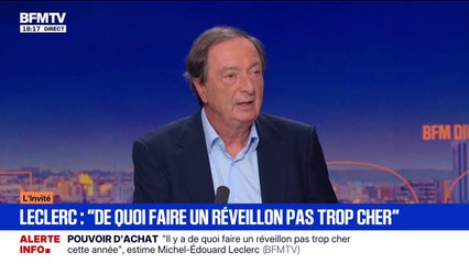 Chocolats Lindt absents des rayons Leclerc: Michel-Édouard Leclerc, président du groupe, assure "qu'ils vont trouver un accord"