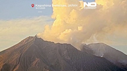 In Giappone erutta il vulcano Sakurajima: colonna di cenere alta su Kagoshima