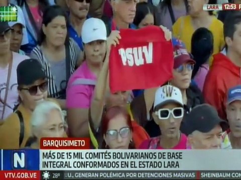 Más de 15 mil Comités Bolivarianos de Base Integral fueron juramentado en el estado Lara