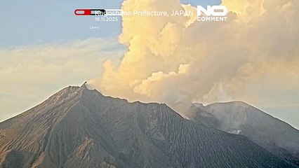 El volcán Sakurajima entra en erupción en Japón, arroja ceniza a gran altura sobre Kagoshima