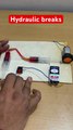 Simple Hydraulic Brakes Working Model | School Science Project