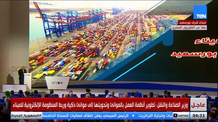 وزير الصناعة والنقل: تم تطوير أنظمة العمل بالموانئ وتحويلها إلى ذكية