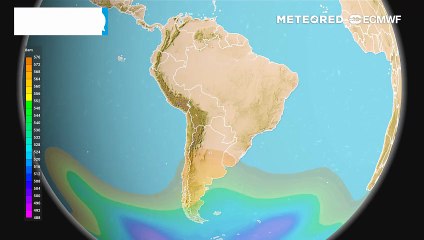 Pronóstico de Geopotencial a 500 hPa: Domingo 16 de noviembre