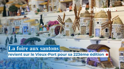 La foire aux santons revient sur le Vieux-Port pour sa 223ème édition