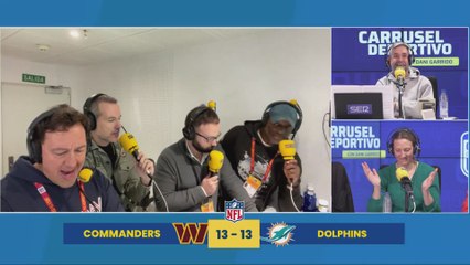 Así se narró el goal field que dio la victoria a los Miami Dolphins vs. Washington Commanders