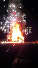 Karaköprü’de Feci Kaza: LPG’li Araç Alev Topuna Döndü