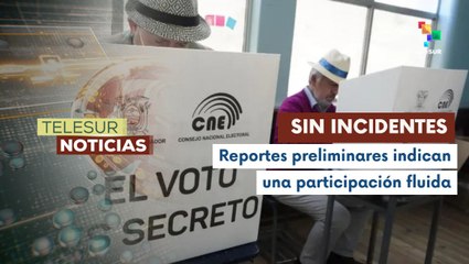 Avanza la Consulta Popular 2025 en Ecuador sin irregularidades