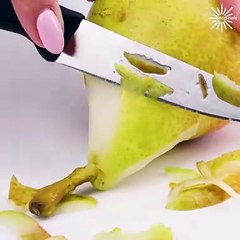 Creative artwork you can make with a pear & some grapes!