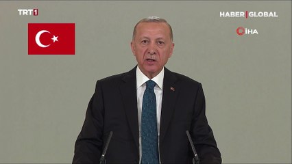 Cumhurbaşkanı Erdoğan, TRT'deki propaganda konuşmasını yaptı: "Tercihinizi evlatlarınızın geleceğinden yana yapın"