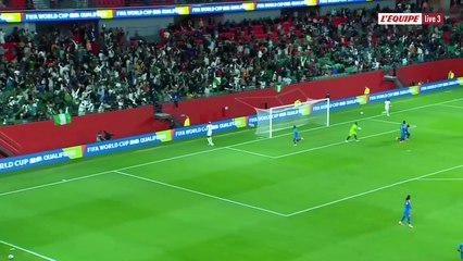 L'ouverture du score du Nigeria face à la RD Congo - Foot - Qualif. Coupe du monde