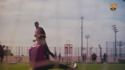 Entrenamiento completo FC Barcelona