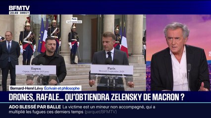 Guerre en Ukraine: "Volodymyr Zelensky est un personnage héroïque", déclare Bernard-Henri Lévy, écrivain et philosophe