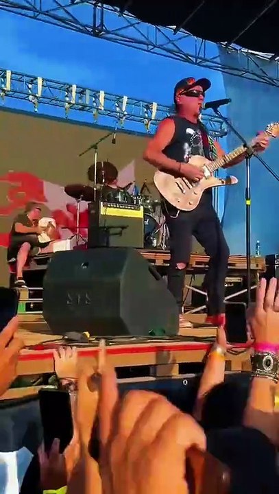 La Renga subió a una persona con la máscara de Milei en un recital