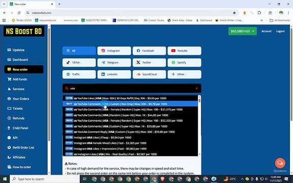 Best & Cheap SMM Panel USA | Buy Instagram Followers USA: NSBOOSTBD