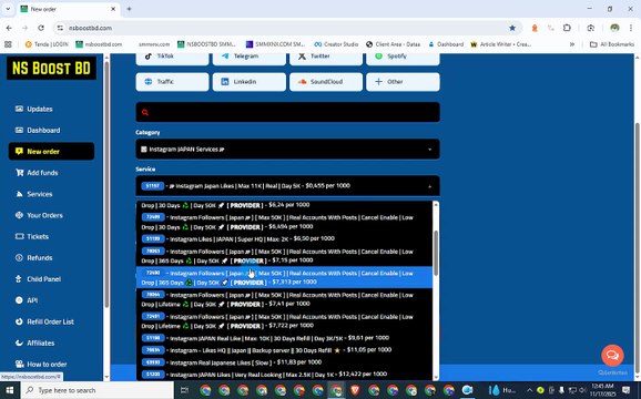 Japanese SMM panels | Buy Instagram Followers Japan: NSBOOSTBD.COM