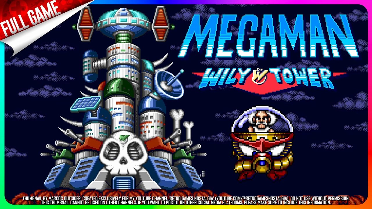 Mega Man: Wily Tower [The Wily Wars] (Sega Genesis - US, Genesis Mini) Longplay