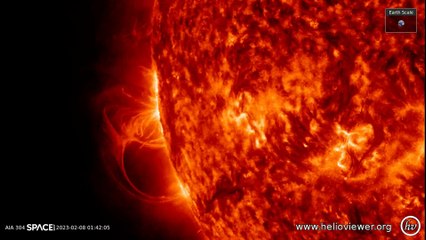 4K Footage Of Powerful Solar Flares Producing Dramatic Spitfire And Radio Blackout