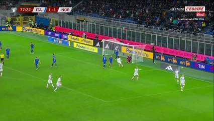 Les buts d'Italie - Norvège - Foot - Qualif. Coupe du monde