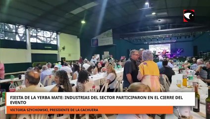 Fiesta de la Yerba Mate industrias del sector dieron presente en el cierre de el evento